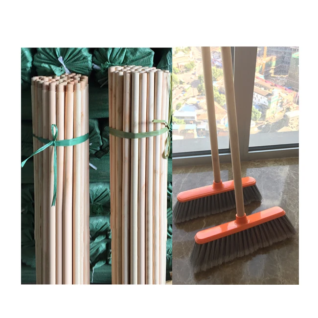 Factory Price High-Quality Thick Wood for Broom Mop Brush Handle