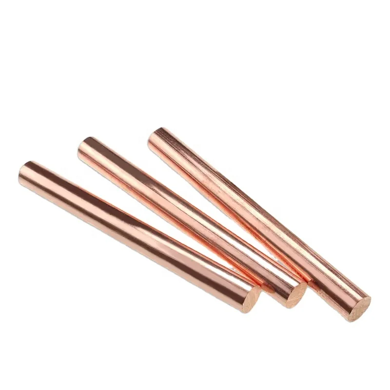 Бериллиевый медный стержень высокой твердости C17200, бериллиевый бронзовый стержень, медный сплав, цветной металл, Чистый медный стержень