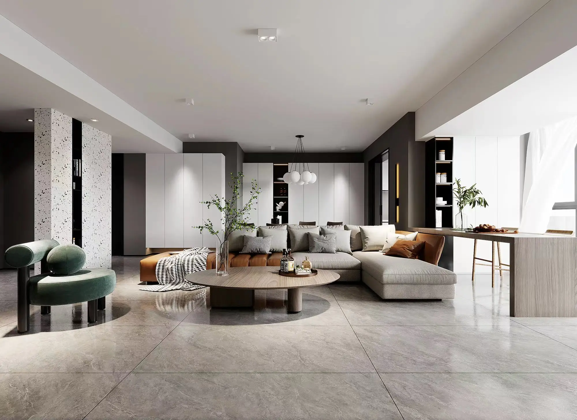 Luxury House 750*1500mm Glazed High Glossy Marble Interior Wall Tile Bathroom Kichen Decorative Porcelain Floor Tiles