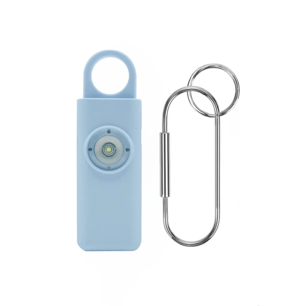 Key Chain Alarm made For Women children  personal safety alarm 130db Keychain Defense siren Portable Rechargeable Personal Alarm