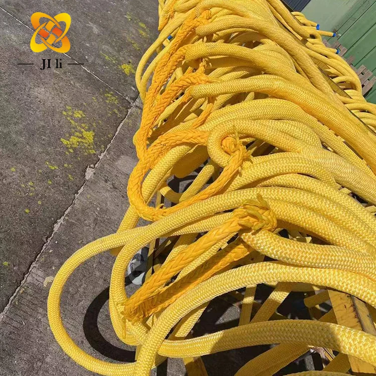 Mooring rope, ultra-high molecular weight polyethylene double-layer braided rope, ocean ship rope