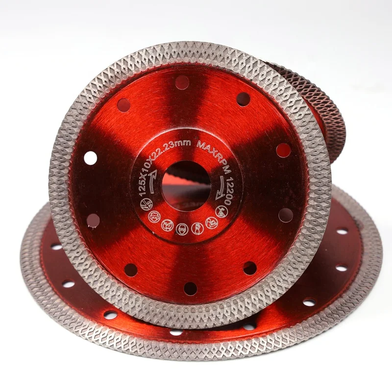 115mm thin X Turbo Diamond Saw Blade for Dekton Cutting disc for Porcelain Tile Cutting Saw Blade