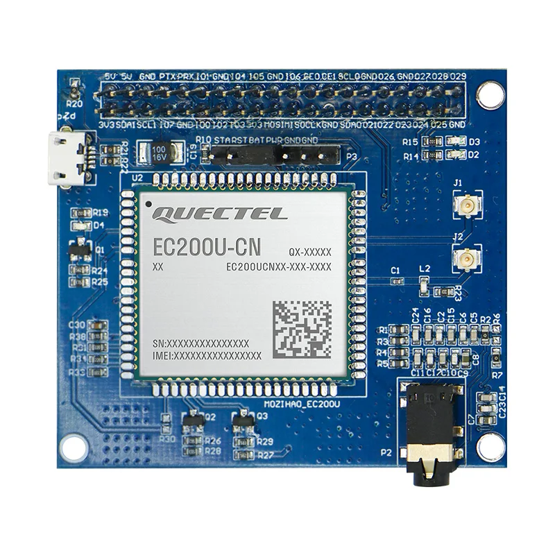 AIsmartlink Communication Raspberry PI 4B development board 4g module Expansion board EC200U cat1 core board