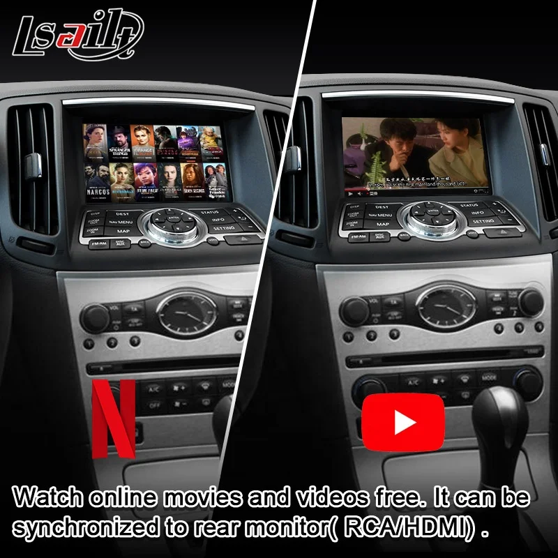 4 Гб 64 беспроводной CP Android экран для Infiniti патруль 2007-2009 мультимедийный дисплей с Google картой Spotify