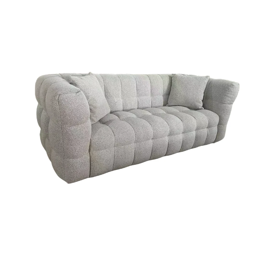 Factory custom villa house leather fabric soft sofa furniture splicing hotel lobby luxury living room sofa