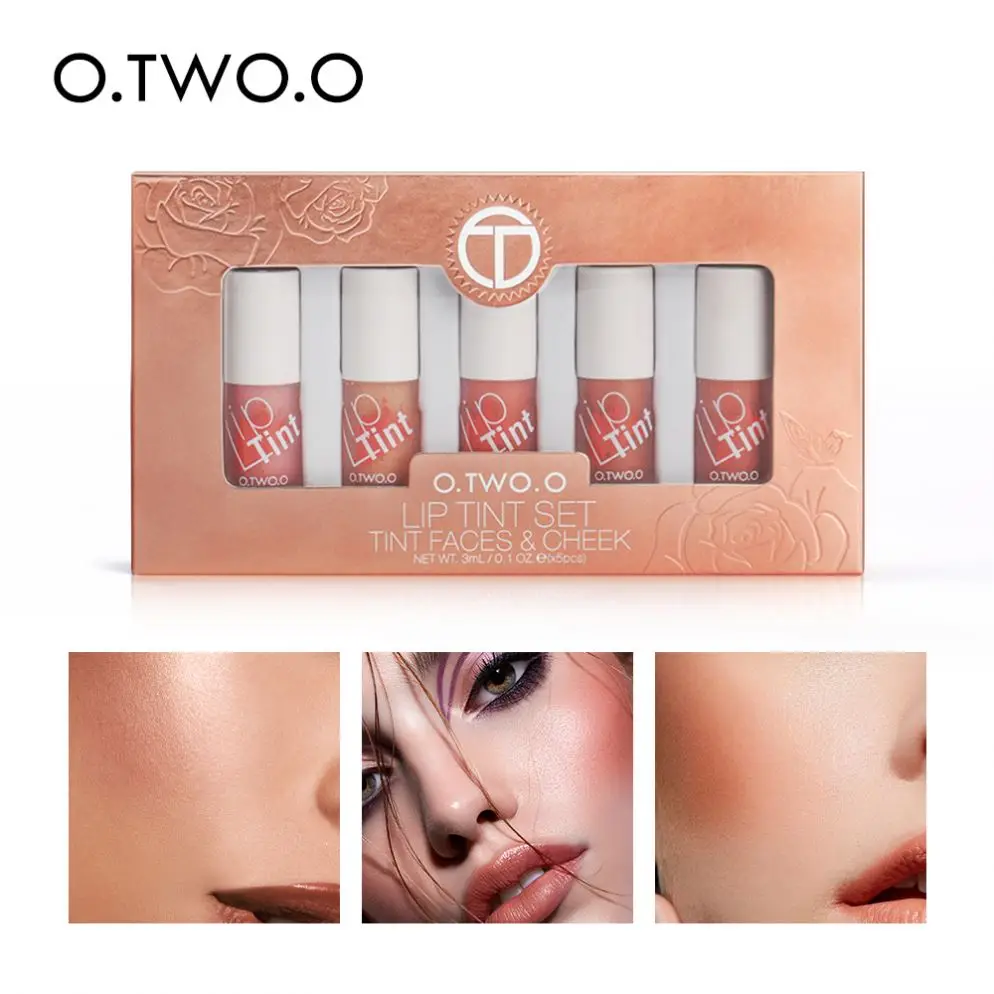 O.TW O.O 5 шт./компл. набор водостойких бархатных оттенков для губ