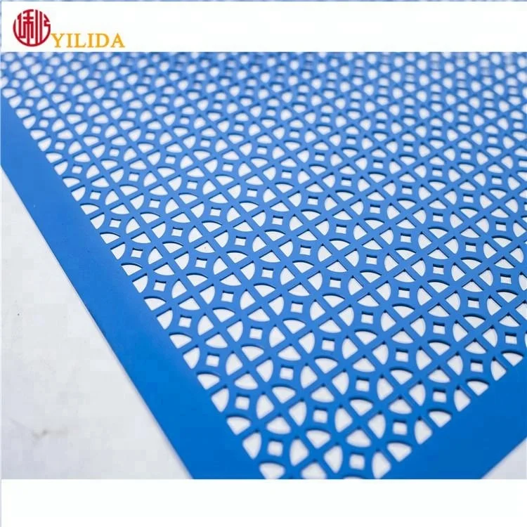 PVDF Coated Aluminum Perforated Metal Mesh for Curtain the Wall