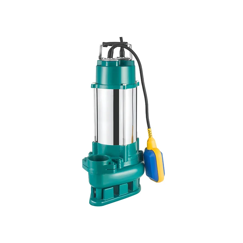 V-Type Stainless Steel Submersible Sewage Pump with Float Switch Single-Stage Cut Water Irrigation & Agricultural Vacuum Pump