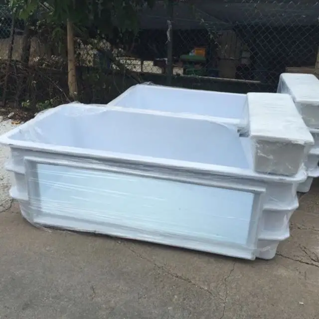 Professional koi pond FRP fiberglass fish tank with viewing window