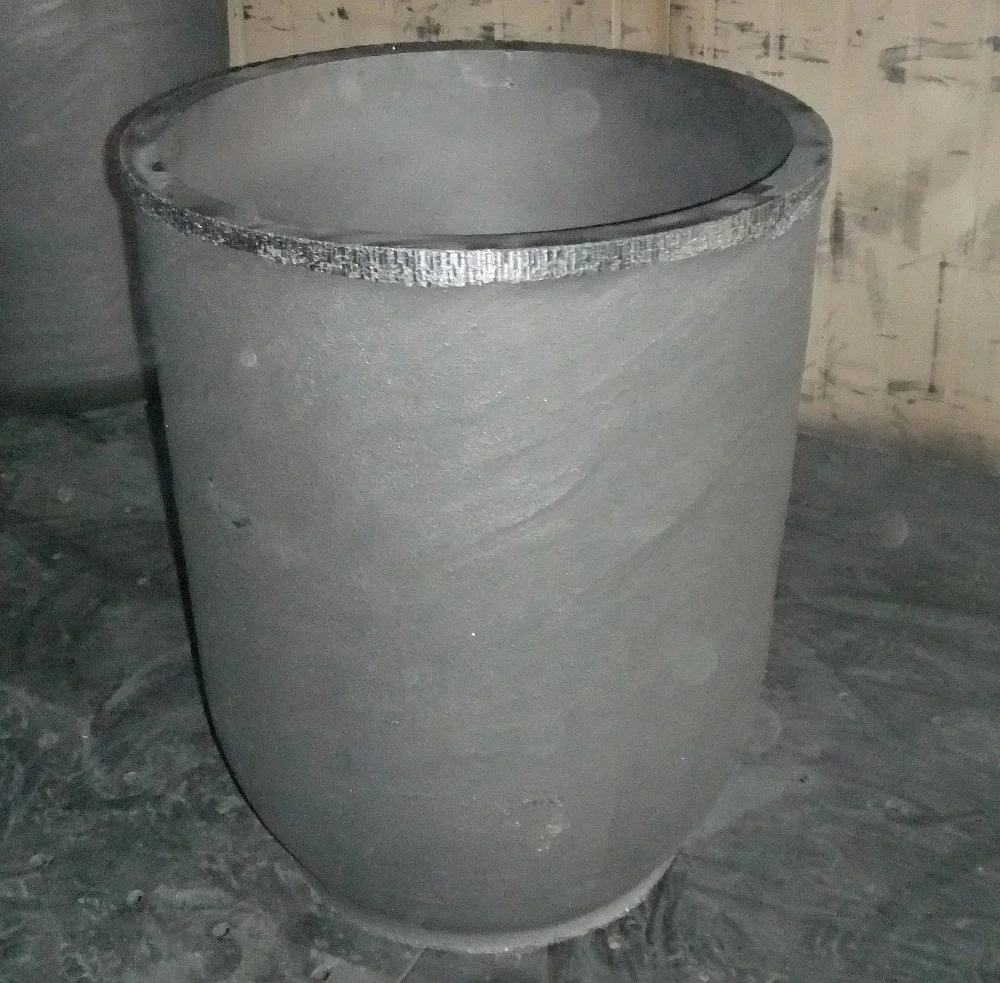 Melting non-ferrous metal using graphite silicon carbide crucible 5kgs to 500kgs