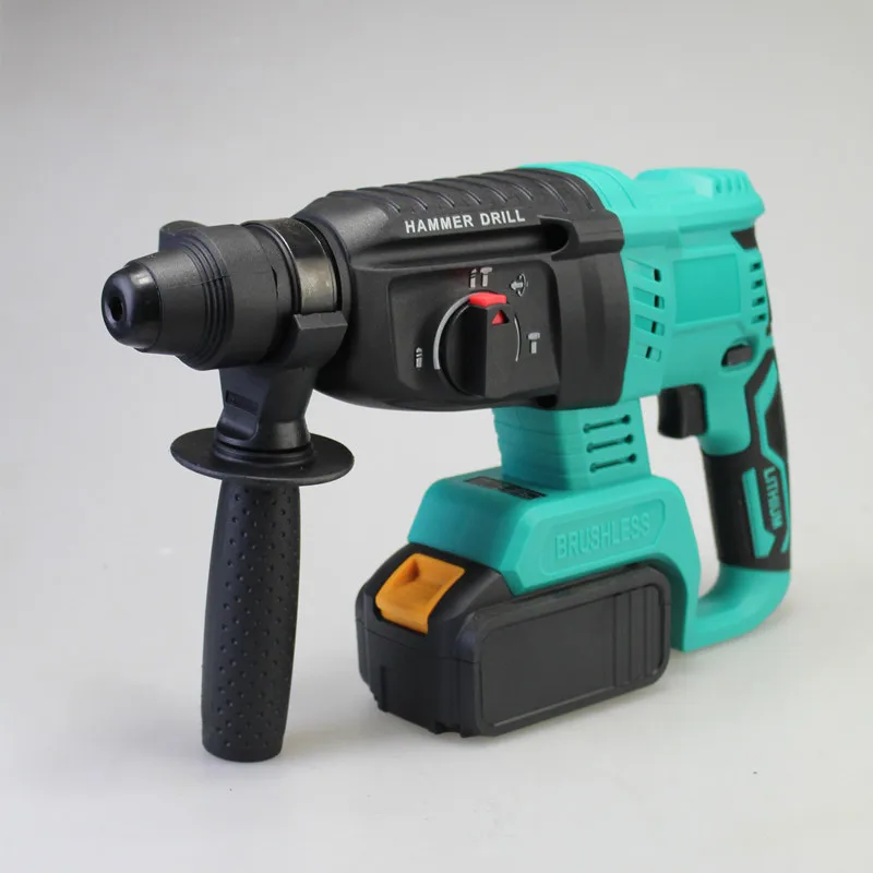 Price Taladro inalambrico Percutor Tool Rechargeable Power Rotary Machine Brushless Hammer Impact Drill with Lithium Battery