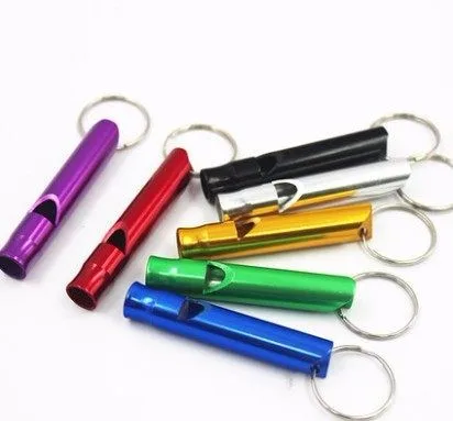 Outdoor Flat Aluminum Emergency Survival Whistle