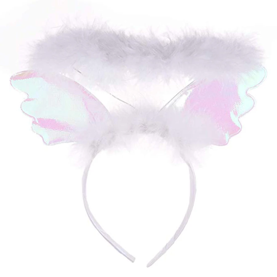 C167 Beautiful Angle Headbands Photography Props Hair Accessories for Girls Plastic Cute Angle Headband Girls