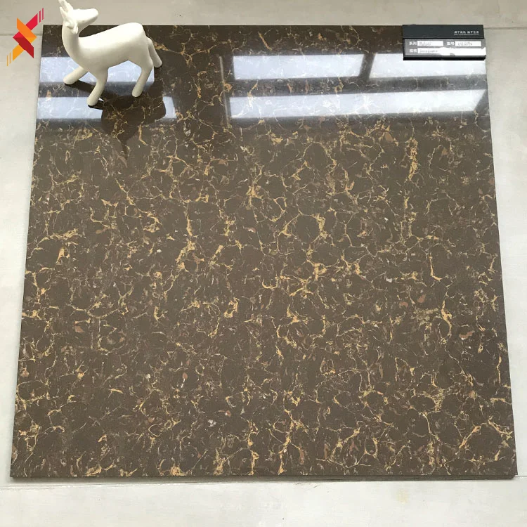 60x60 80x80 Glossy Marble Floor Tiles Polished Glazed Porcelanto Porcelain Black Ceramic Tile  floor polished porcelain