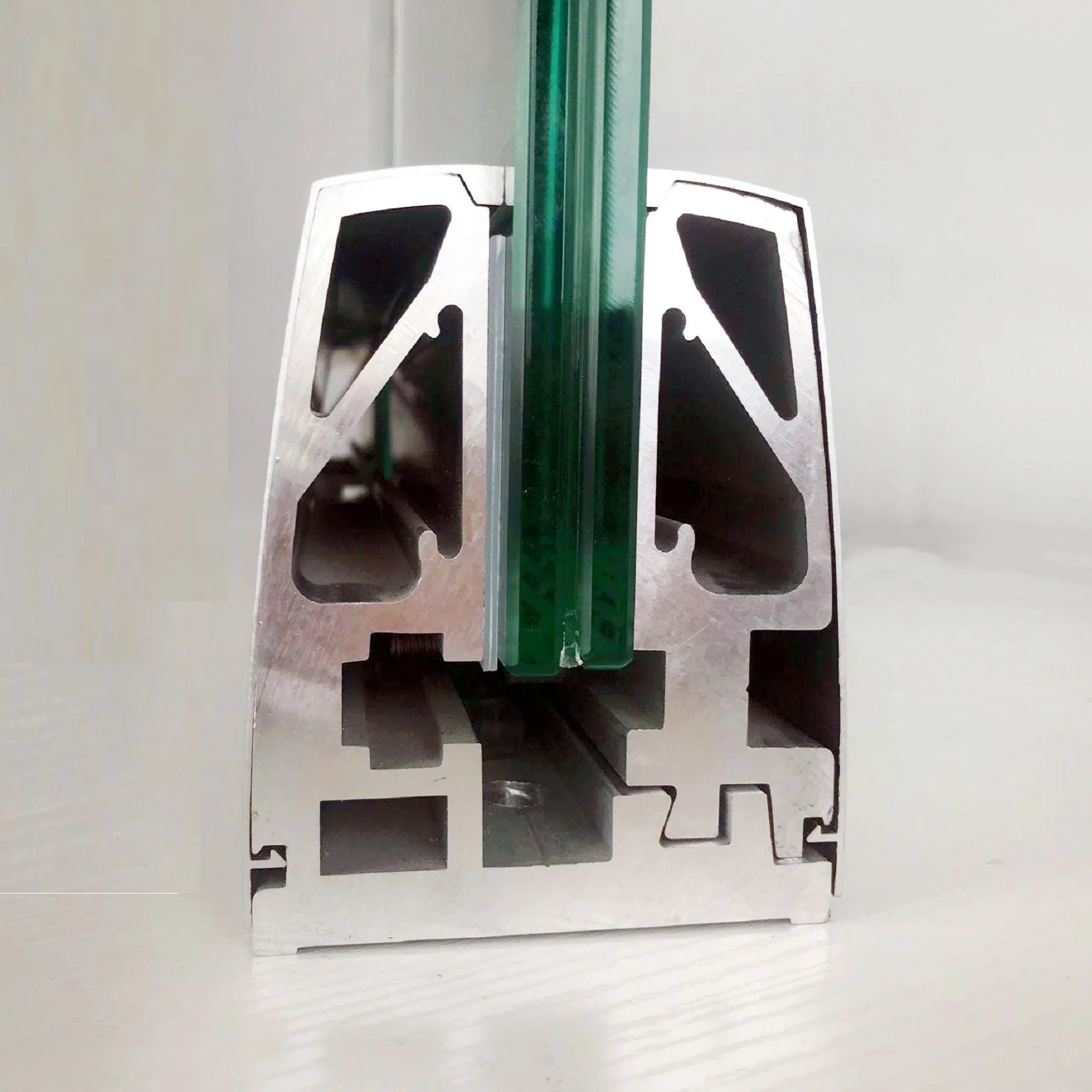 Low Price and High Quality Customized Glass balustrade frameless glass aluminium profile balustrade u channel price per meter