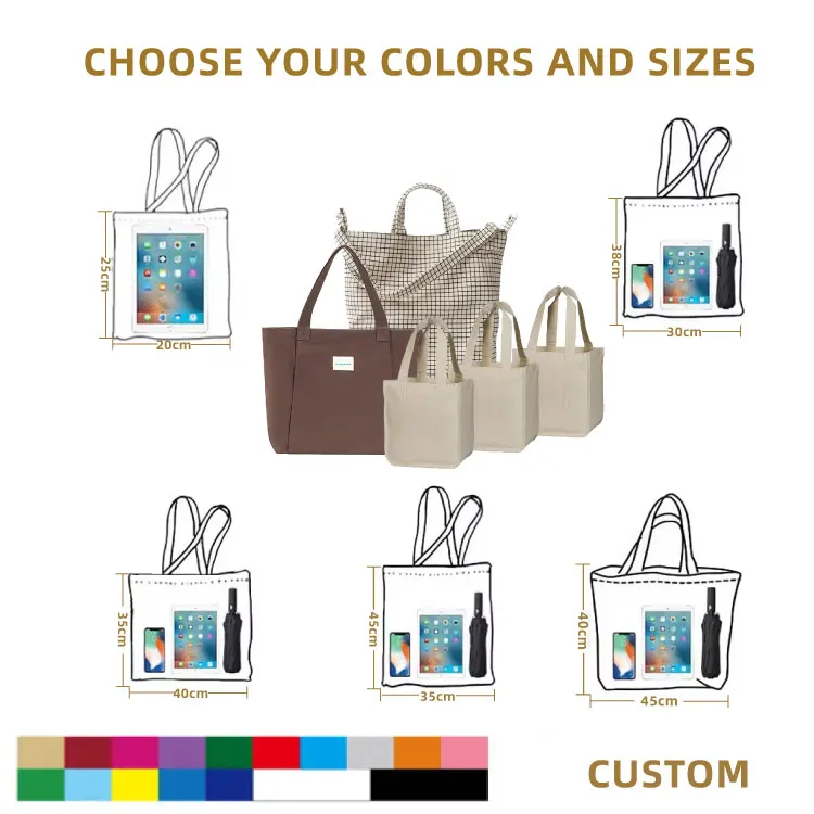 Women Canvas Tote Bag with Zipper Tote Handbag Women Crossbody Bag Daily Working Handbag Shopping Shoulder bag