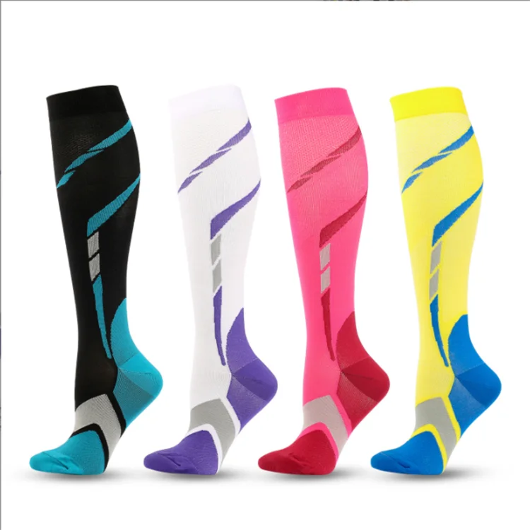 Sports football socks outdoor running stretch socks leg warmers pressure socks