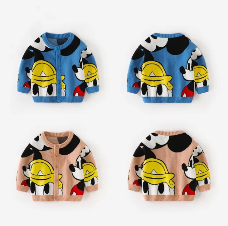 
File Cartoon Character Cotton Quality Baby Sweater 