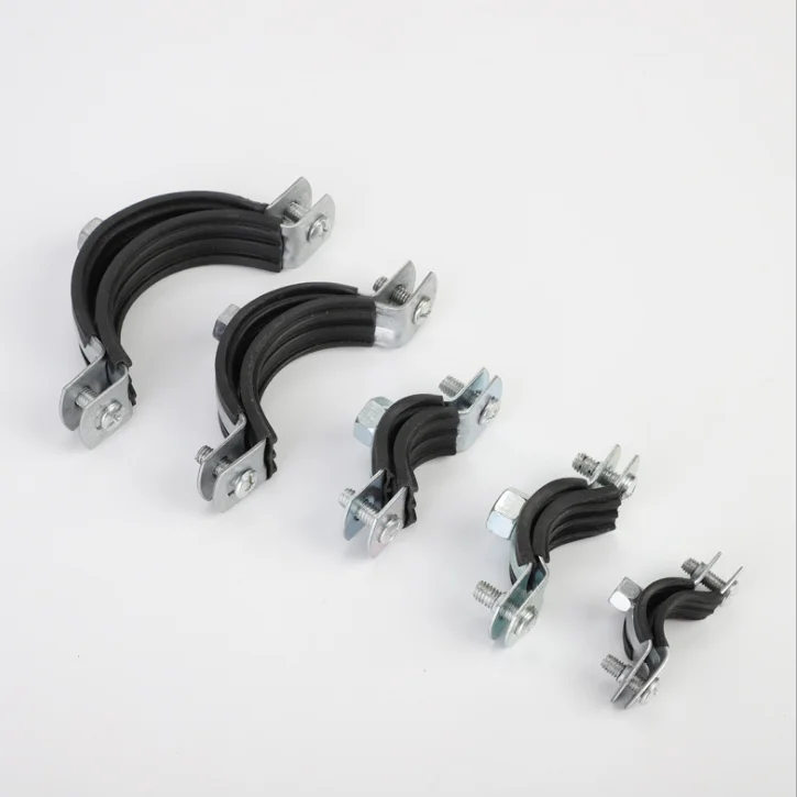 Ventilation Duct hanger / hanging bracket / split band clip with rubber gasket