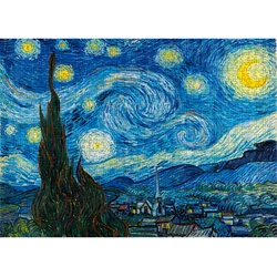Educational custom adults starty night 1000 piece jigsaw puzzle wall art