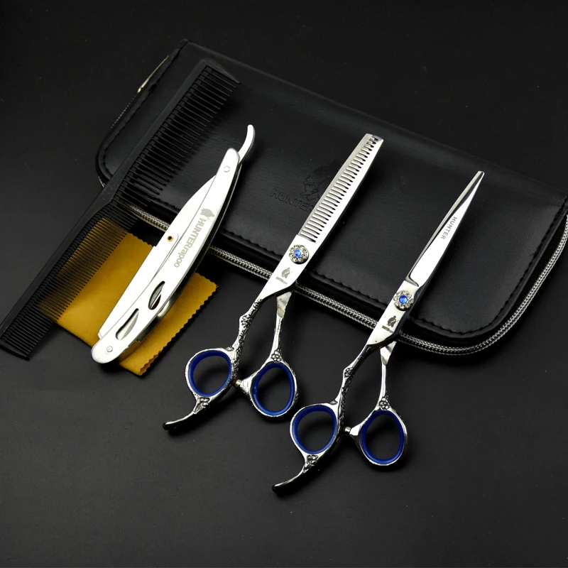 6 Inch Japanese Steel Left handed Scissors Hair Hairdressing Salon Shears Barber Tools Pet Tools