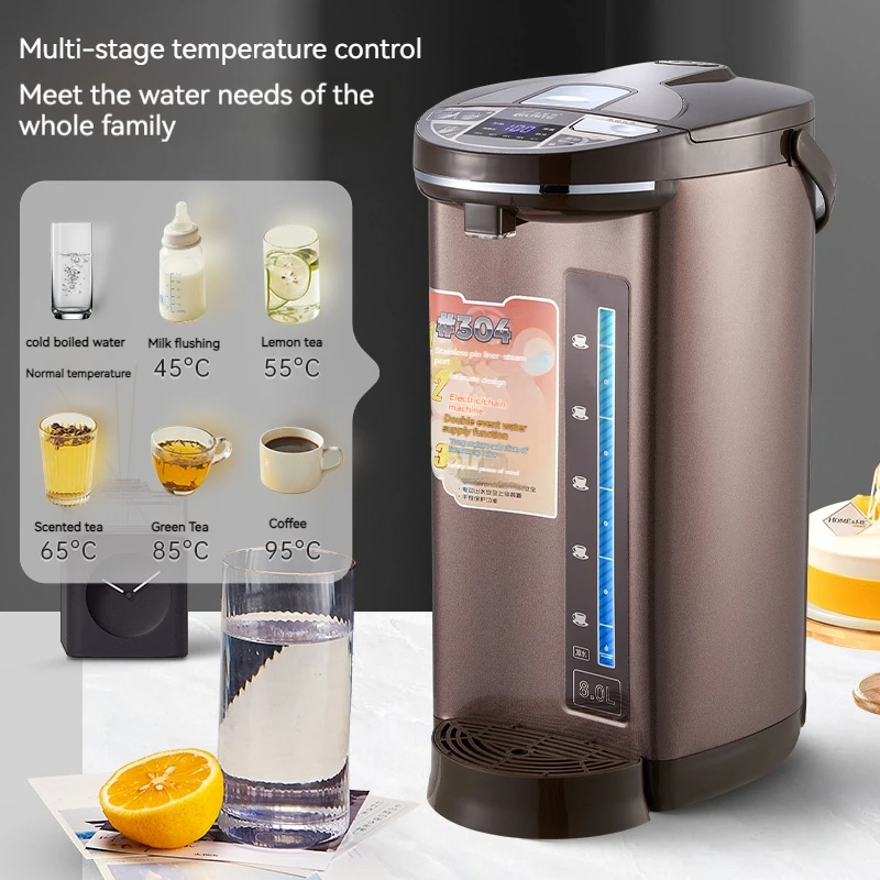 Factory Direct 7L Household Automatic Electric Thermos Pot Air Pot 304 Stainless Steel Kettle Electric For Boiling Water