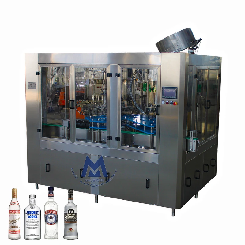 Small Scale Brandy Whiskey Bottling Machine Equipment