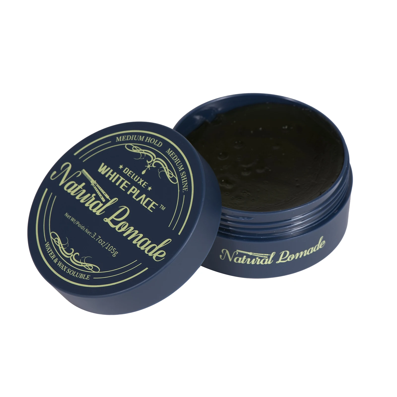 Professional Strong Hold Styling Wax White Place Deluxe Men`s Hair Wax