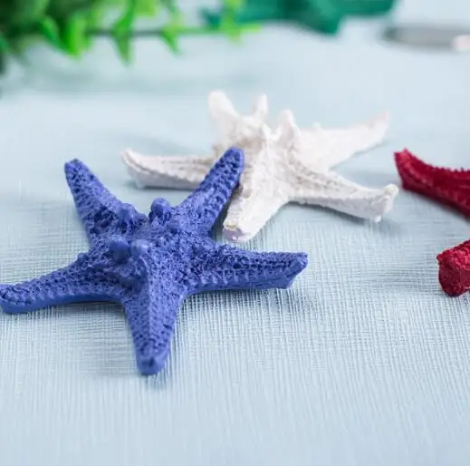 Resin artificial starfish Mediterranean starfish decorations Fish tank decorations