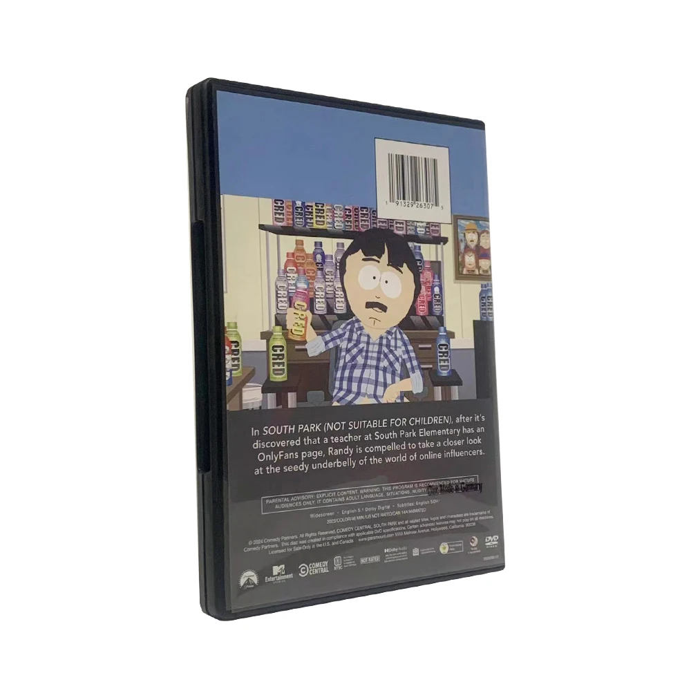 2024 New Movies South Park 1 disc Factory Wholesale TV Series Hot Sell DVD Movies Cartoon on Amazo eBay Brand New Free Shipping