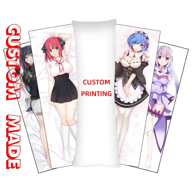 Japanese Anime Hug Otaku Body Pillow Anime Girls Dakimakura Pillow Case Custom Design Naked Sexy Bedroom Christmas Halloween