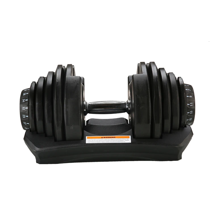 Best Sales Free home fitness equipment adjustable 40KG 90LB dumbbell weight