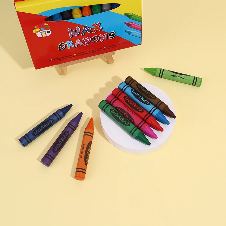 Factory direct sale school supplies wholesale safety non-toxic 24 colors oil pastels for drawing