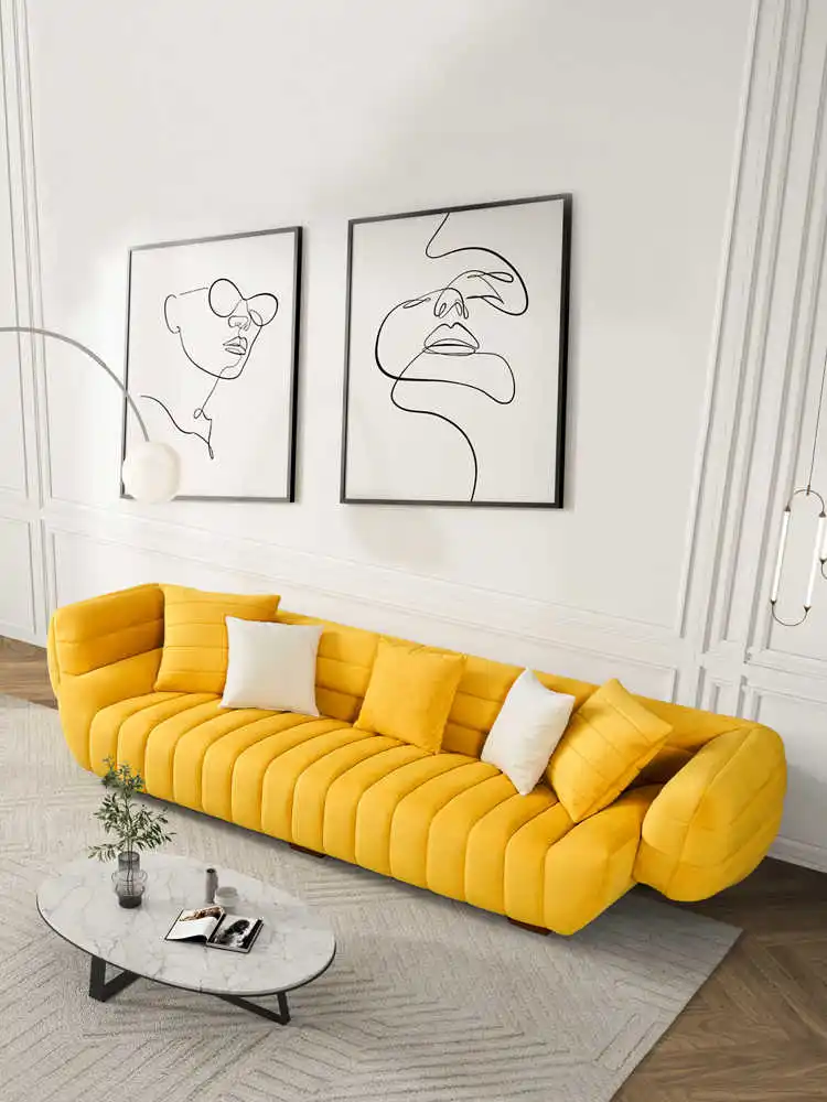 Furnistyle Luxury Sofa Furniture Modern Italian Leather Modern Living Room Office Sofa European Sofa Set For Living Room