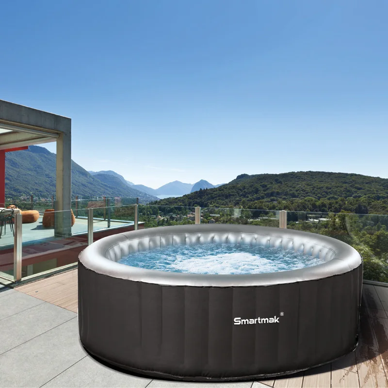Smartmak Hot Sale Nice SPA 4 Person Inflatable SPA Pool Hot Tub Massage SPA Tub