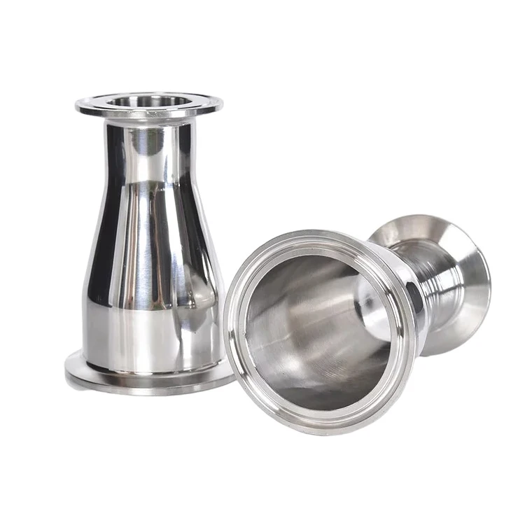 Seamless/welded Concentric Reducer Stainless Steel Eccentric Reducer Sanitary Clamped Hopper Funnel