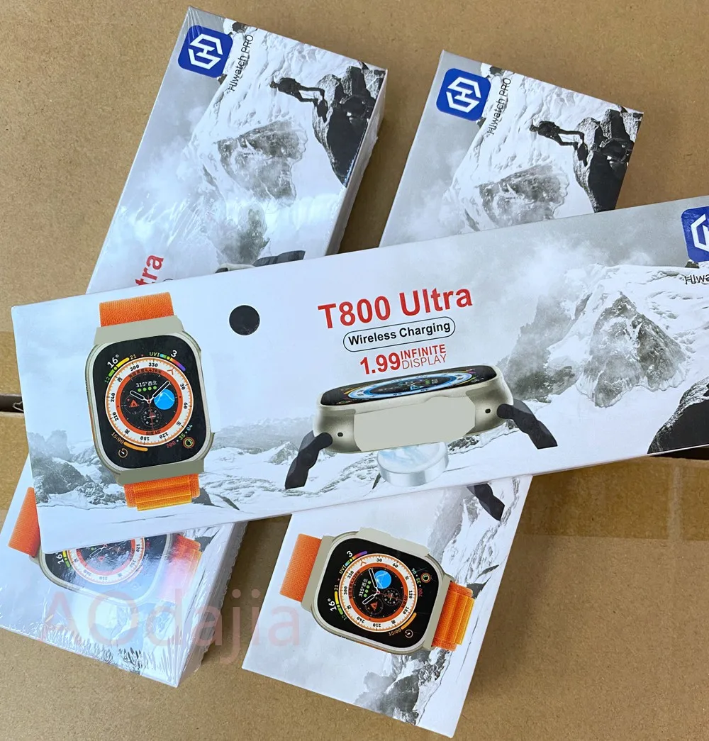 Series 8 T800 ultra Smart Watch BT Call Full Touch Fitness Reloj Smart Watches T900 ultra 45mm 49mm