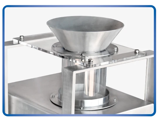 Industrial dropped metal detector  for checking powders granules and sheet materials