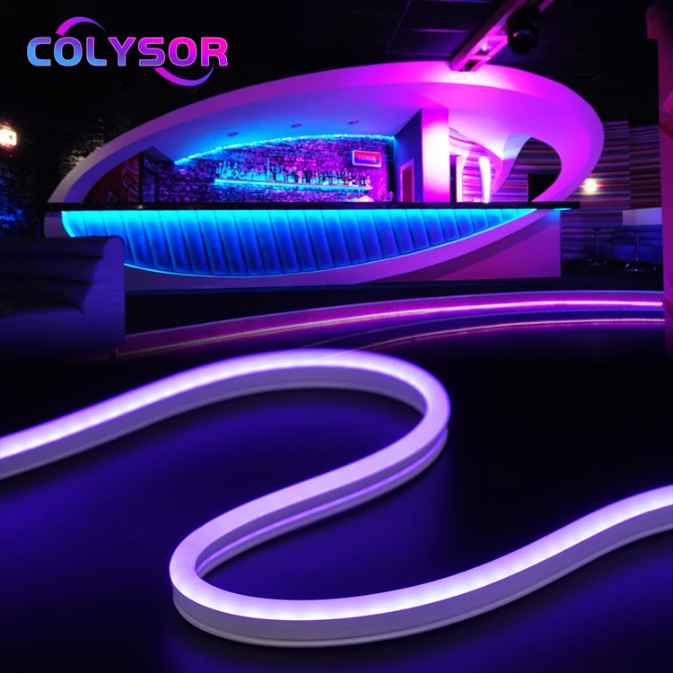 Low Price IP65 PVC Rope Lamps Shop Buildings Silicon Single Surface Illuminated Flex 5m roll 6mm 12v 1cm Cut LED Neon Tape