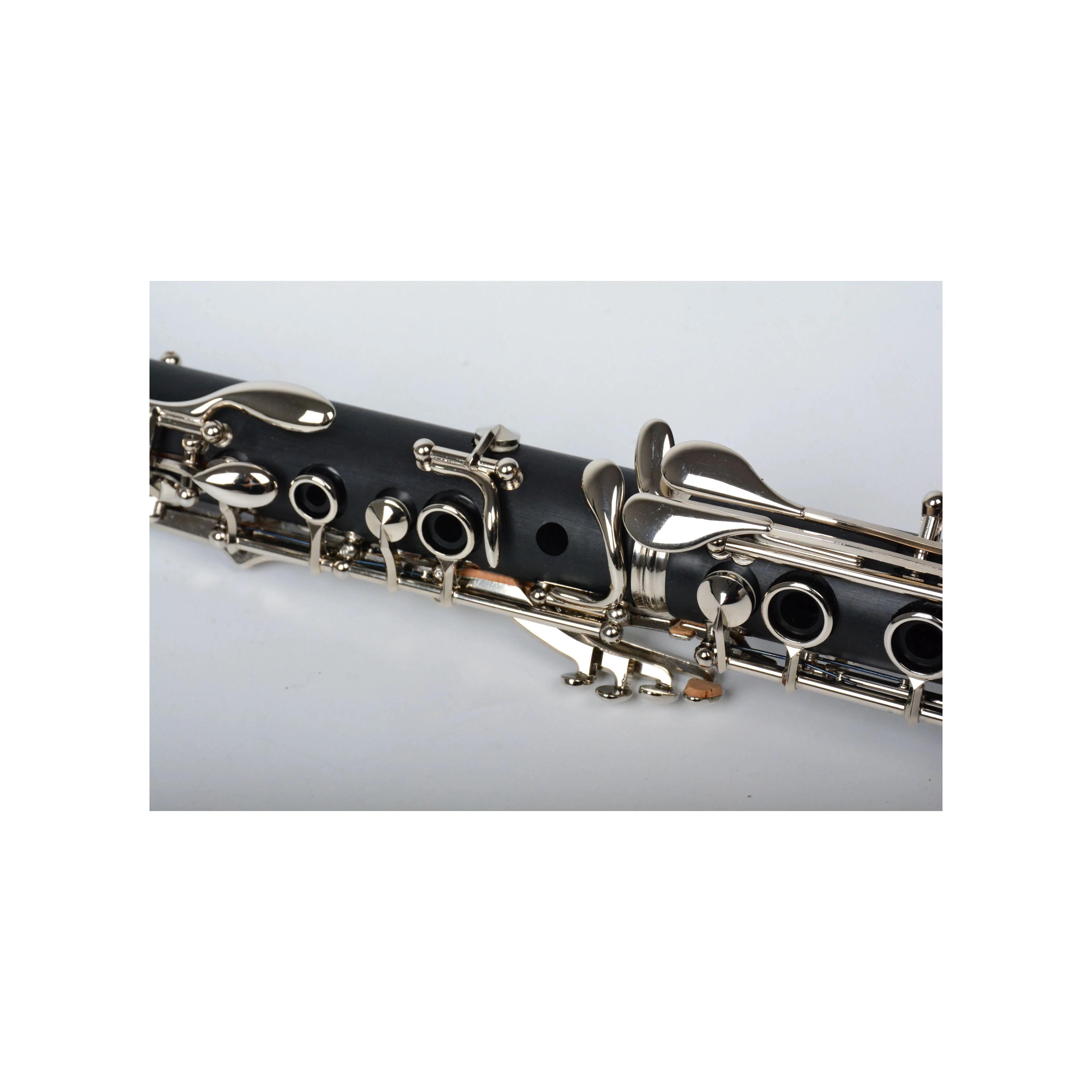 Wholesale Price Premium Sound Solid Silver Plated Black 17 Keys Clarinet
