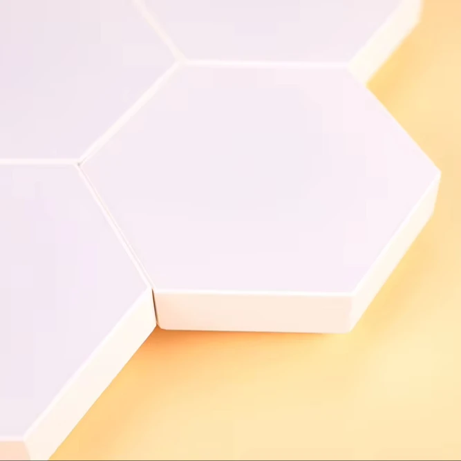 EDUsense Sound Activated Hexagon Light Electronics Smart Touch-sensitive Wall Activity Led Night Light Sensory Integration Toys