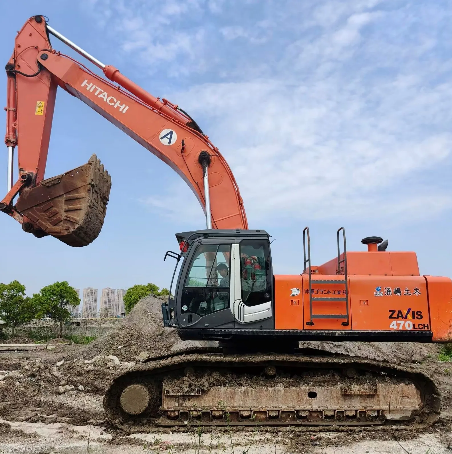 Японская оригинальная крупная горнодобывающая техника Hitachi ZX470-3 подержанное состояние Cummins подшипник коробки передач насос зубчатая передача двигателя