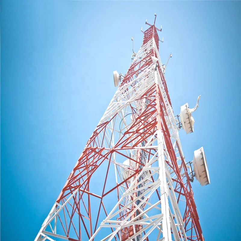 Factory Supply of 4 legged Angular Steel or 3 legged Tubular Steel Lattice Telecommunication Antenna Tower