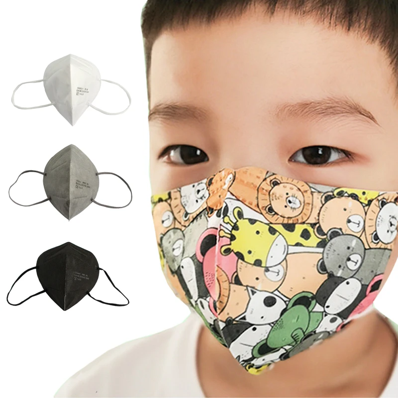5 Layers K95 Kids Children Masks Kn95 Disposable Children Kn95Mask Kids Black Mask Mascarillas Infantiles