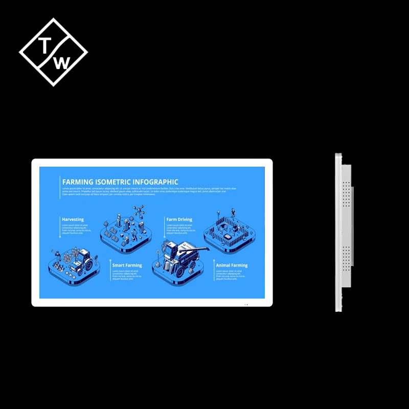 27 inch Full HD IPS Panel 60hz Capacitive Touch Open Frame Monitor for Computer