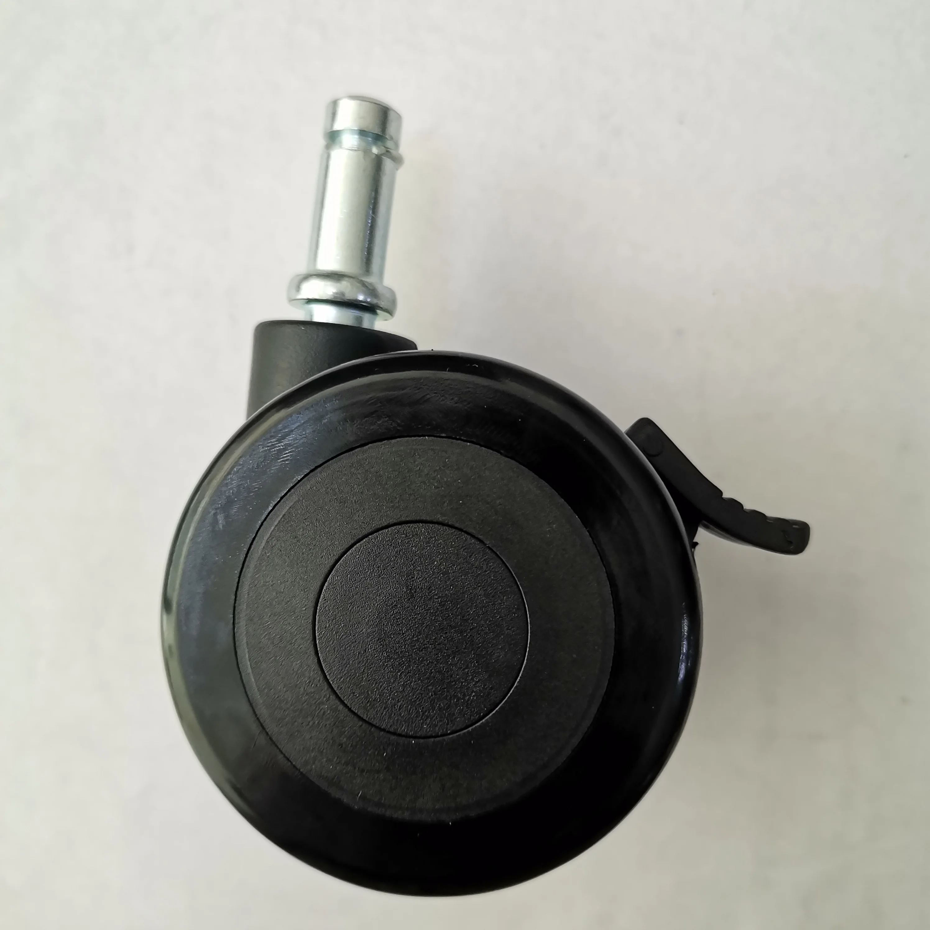 Фабричная 2 5 дюймовая мебель маленький двойной ролик с блокировкой и рукояткой черный из