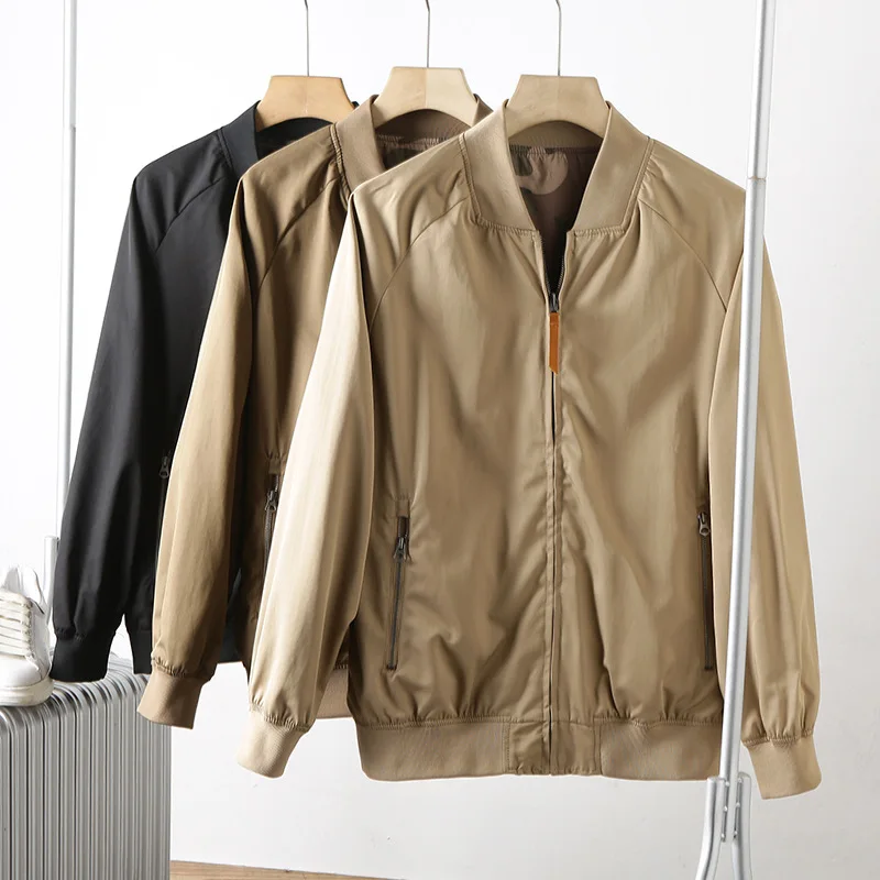 Мужская Двухсторонняя куртка-бомбер, камуфляжная куртка большого размера, 2021