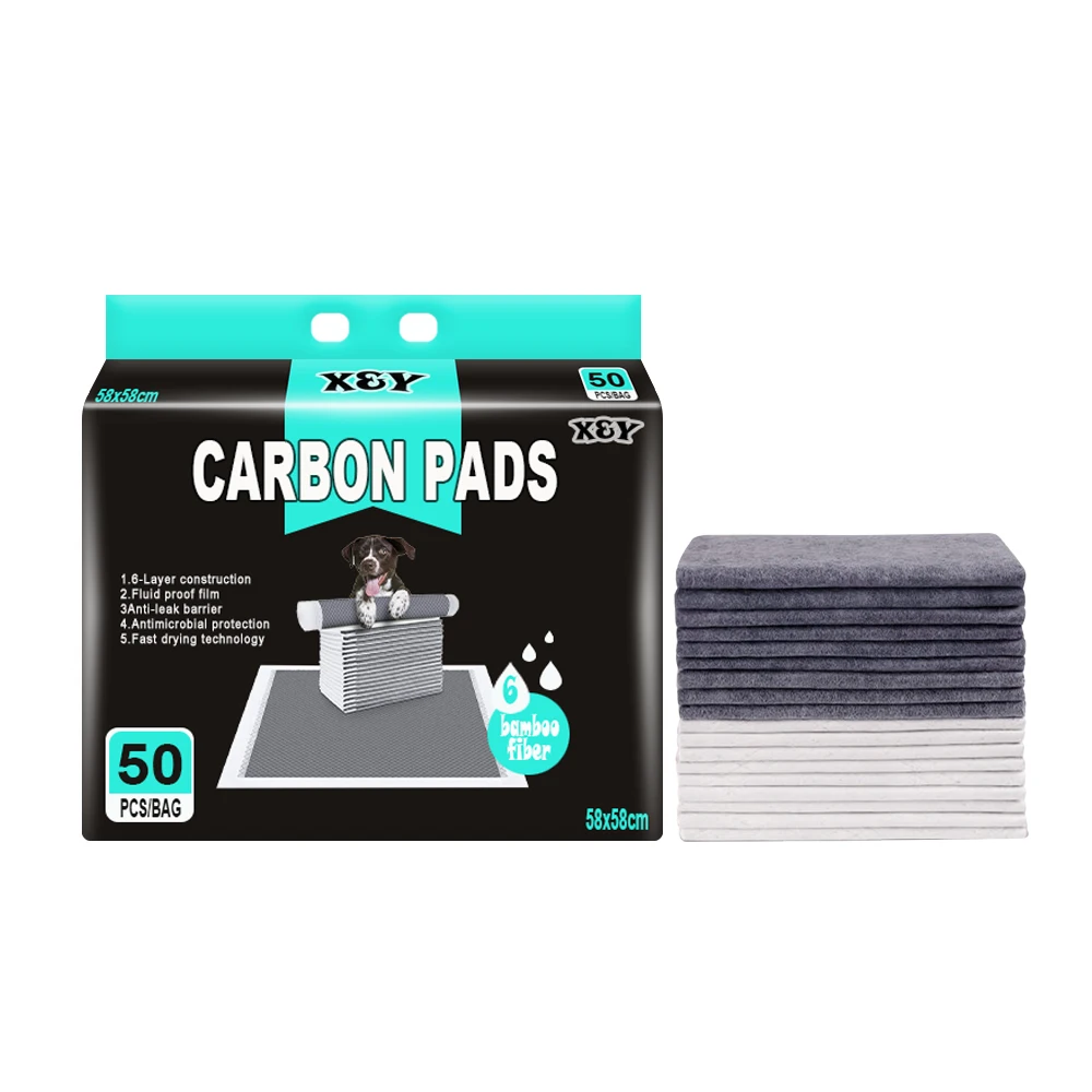 Deodorization Carbon Bamboo Charcoal Disposable Pet Dog Pee Pad For Potty Urine Training