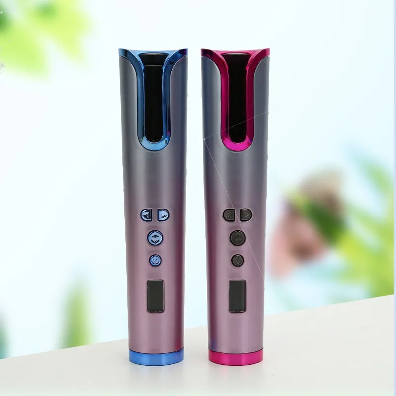 Hot selling Wireless Automatic Ceramic Curler Charging Mini travel home outdoor wireless curler
