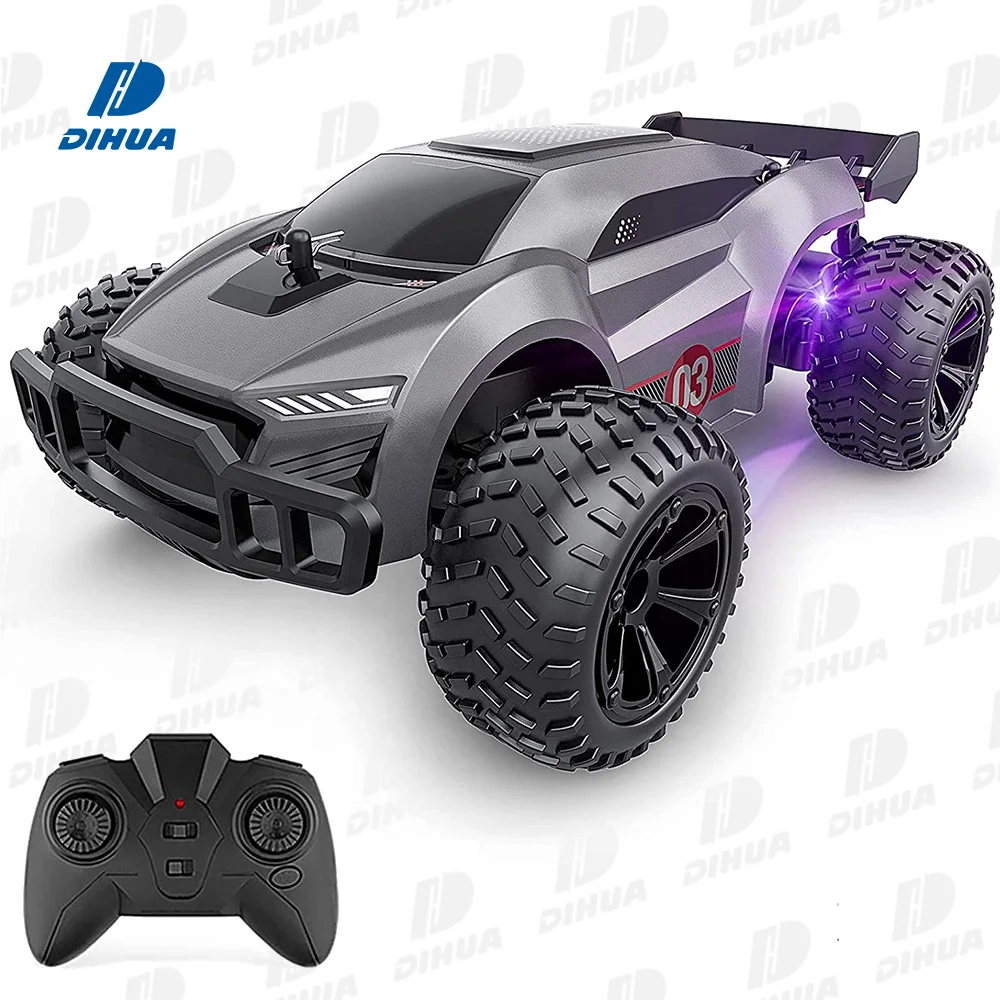 1:22 Scale RC Cars Hobby Remote Control 2.4Ghz Electric Car Offroad Vehicle for Kids Cross Country Car with Colorful LED Light